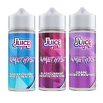 The Juice Lab - Amethyst 100ml Shortfill Blue Raspberry Aniseed Menthol
