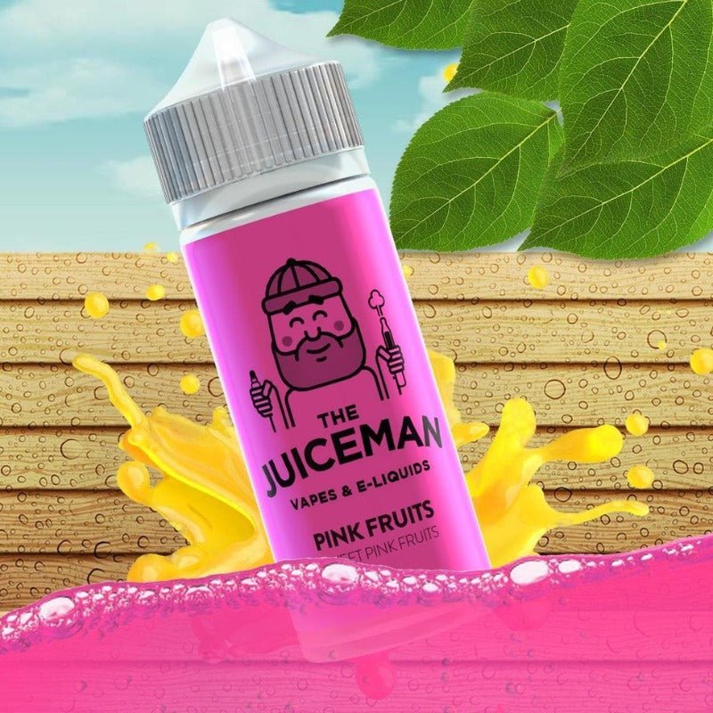 The Juiceman E - liquids 100ml Shortfill Pink Fruits