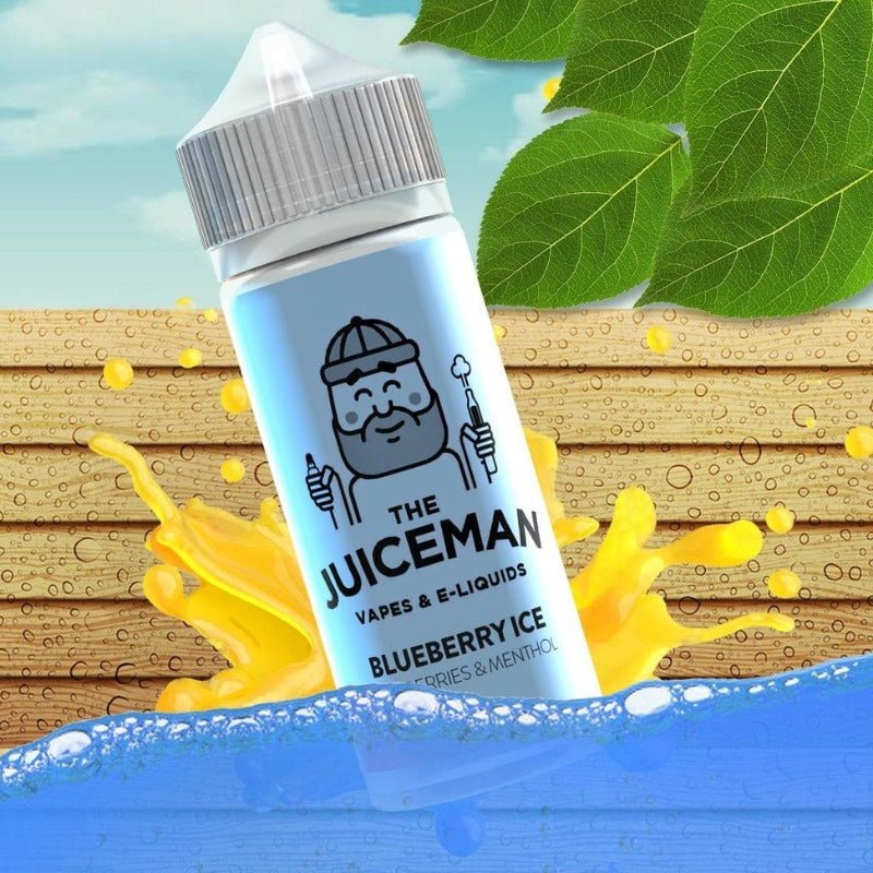 The Juiceman E - liquids 100ml Shortfill Blueberry Ice