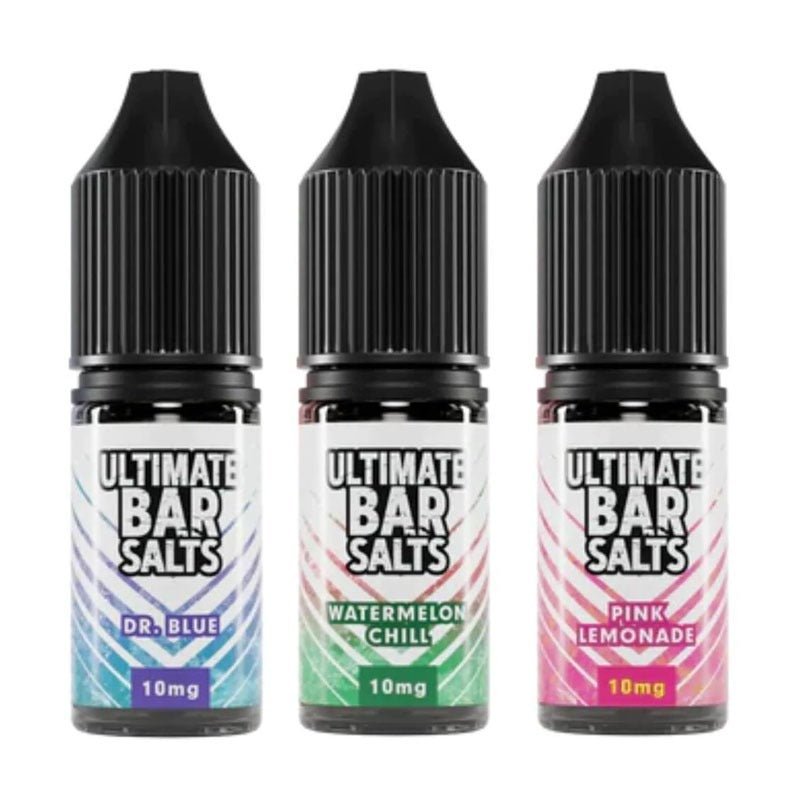Ultimate Bar Salt 10ml E - liquids Nic Salts - Box of 10 Dr Blue