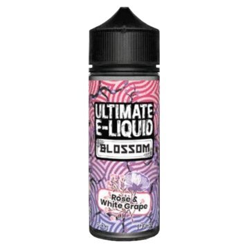 Ultimate E - Liquid Blossom 100ML Shortfill Rose & White Grape