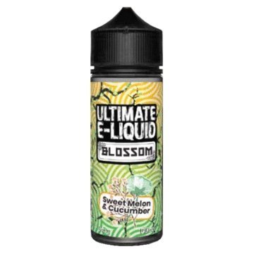 Ultimate E - Liquid Blossom 100ML Shortfill Sweet Melon & Cucumber
