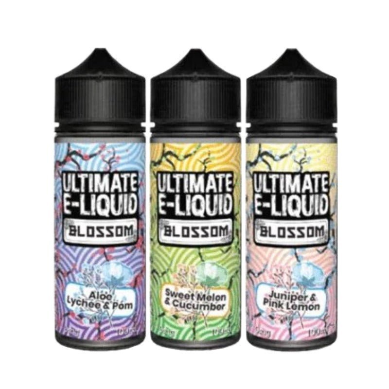 Ultimate E - Liquid Blossom 100ML Shortfill Sweet Melon & Cucumber