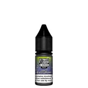 Ultimate E - Liquid Cider 10ML Nic Salt (Pack of 10) 10mg