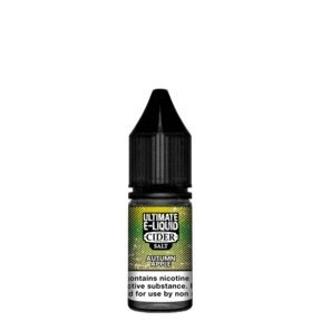 Ultimate E - Liquid Cider 10ML Nic Salt (Pack of 10) 10mg