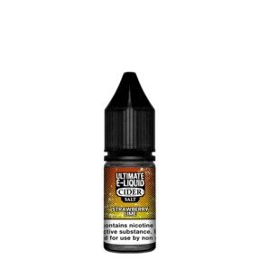 Ultimate E - Liquid Cider 10ML Nic Salt (Pack of 10) 10mg