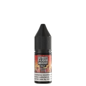 Ultimate E - Liquid Heroes 10ML Nic Salt (Pack of 10) 10mg