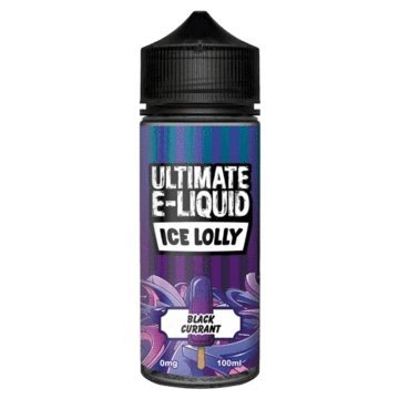 Ultimate E - Liquid Ice Lolly 100ML Shortfill Blackcurrant