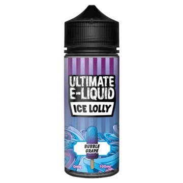 Ultimate E - Liquid Ice Lolly 100ML Shortfill Bubble Grape