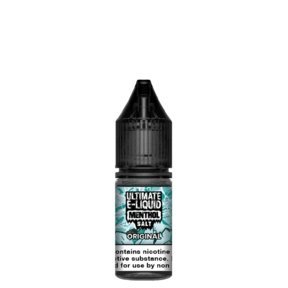 Ultimate E - Liquid Menthol 10ML Nic Salt (Pack of 10) 10mg