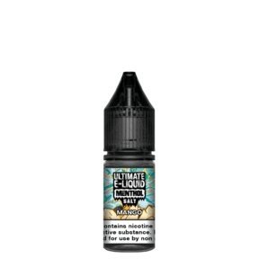 Ultimate E - Liquid Menthol 10ML Nic Salt (Pack of 10) 10mg
