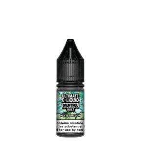 Ultimate E - Liquid Menthol 10ML Nic Salt (Pack of 10) 10mg