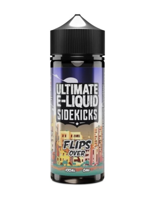 Ultimate E - Liquid Sidekicks 100ML Shortfill Flips Over
