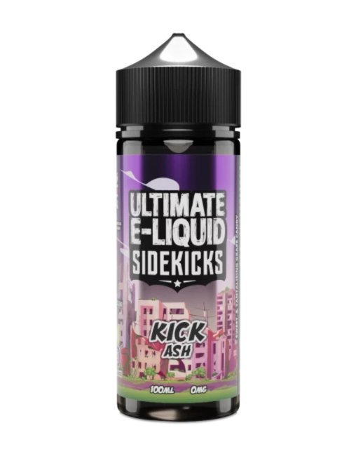 Ultimate E - Liquid Sidekicks 100ML Shortfill Kick Ash