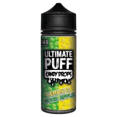Ultimate Puff Candy Drops 100ML Shortfill Lemon & Sour Apple