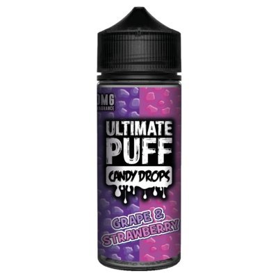 Ultimate Puff Candy Drops 100ML Shortfill Grape & Strawberry