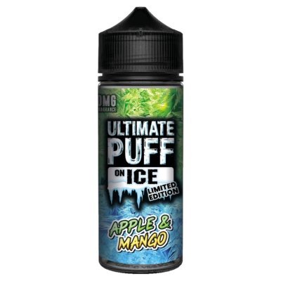 Ultimate Puff On Ice 100ML Shortfill Apple & Mango