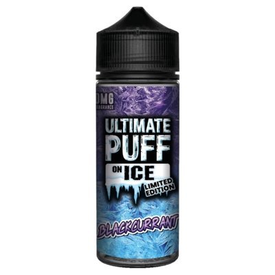 Ultimate Puff On Ice 100ML Shortfill Blackcurrant