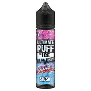 Ultimate Puff On Ice 50ml Shortfill Grape & Strawberry