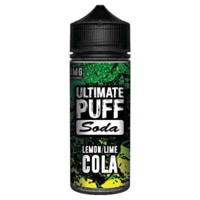 Ultimate Puff Soda 100ML Shortfill Lemon/Lime Cola
