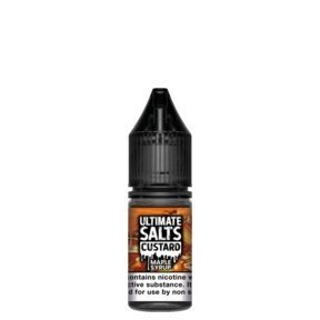 Ultimate Salts Custard 10ML Nic Salt (Pack of 10) 10mg