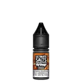 Ultimate Salts Custard 10ML Nic Salt (Pack of 10) 10mg