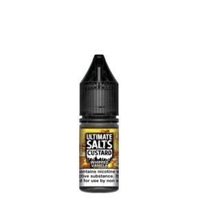 Ultimate Salts Custard 10ML Nic Salt (Pack of 10) 10mg