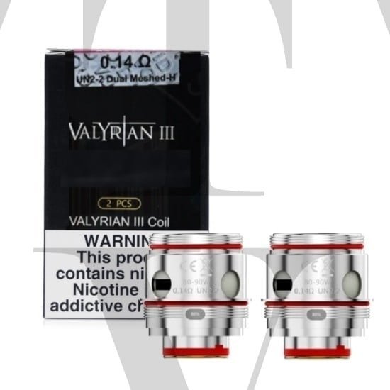 Uwell Valyrian 3 Coils - Pack of 2 0.14ohm