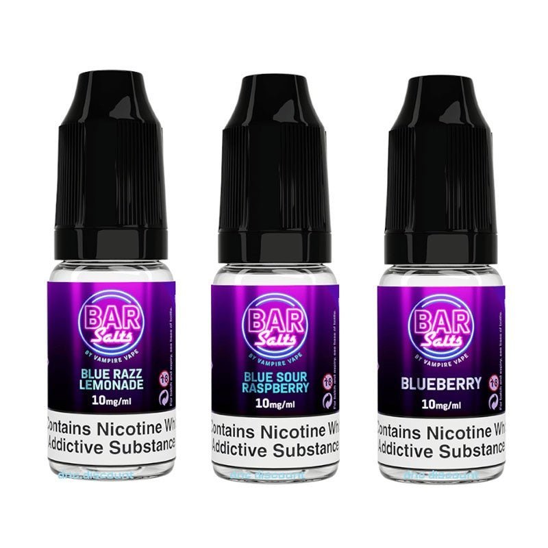 Vampire Vape Bar Salt 10ml E - liquid Nic Salts - Box of 10 Grape