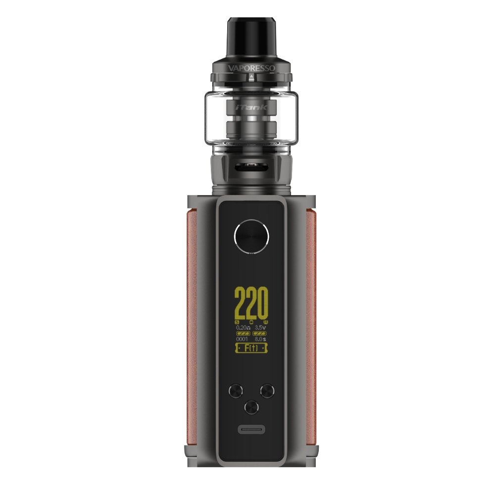 Vaporesso Target 200 Vape Kit Leather Brown