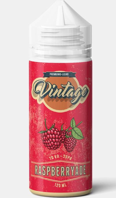 Vintage Juice 100ML Shortfill Raspberryade