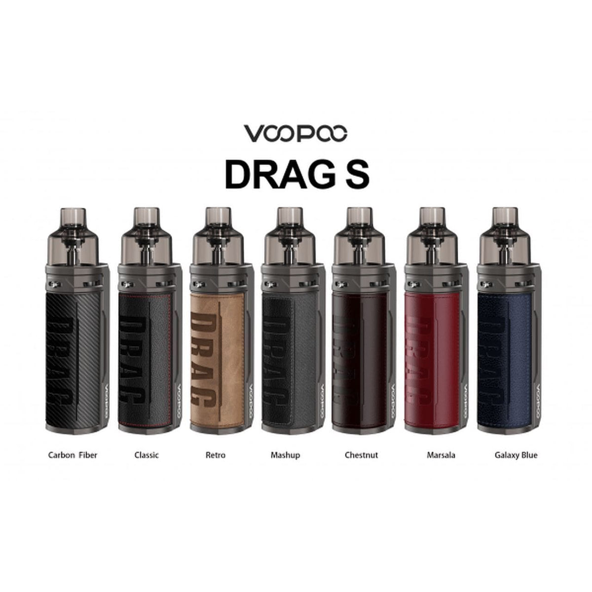 VOOPOO - DRAG S - POD KIT Carbon Fiber