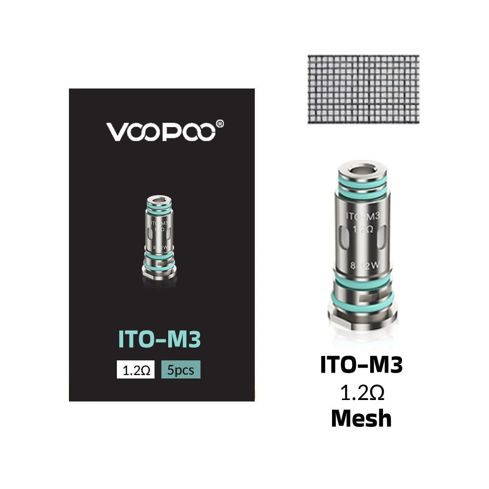 VooPoo ITO Coils - Pack of 5 M3 - 1.2 ohm