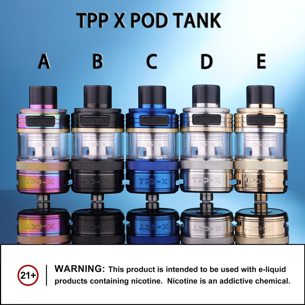 Voopoo TPP X Pod Tank Rainbow