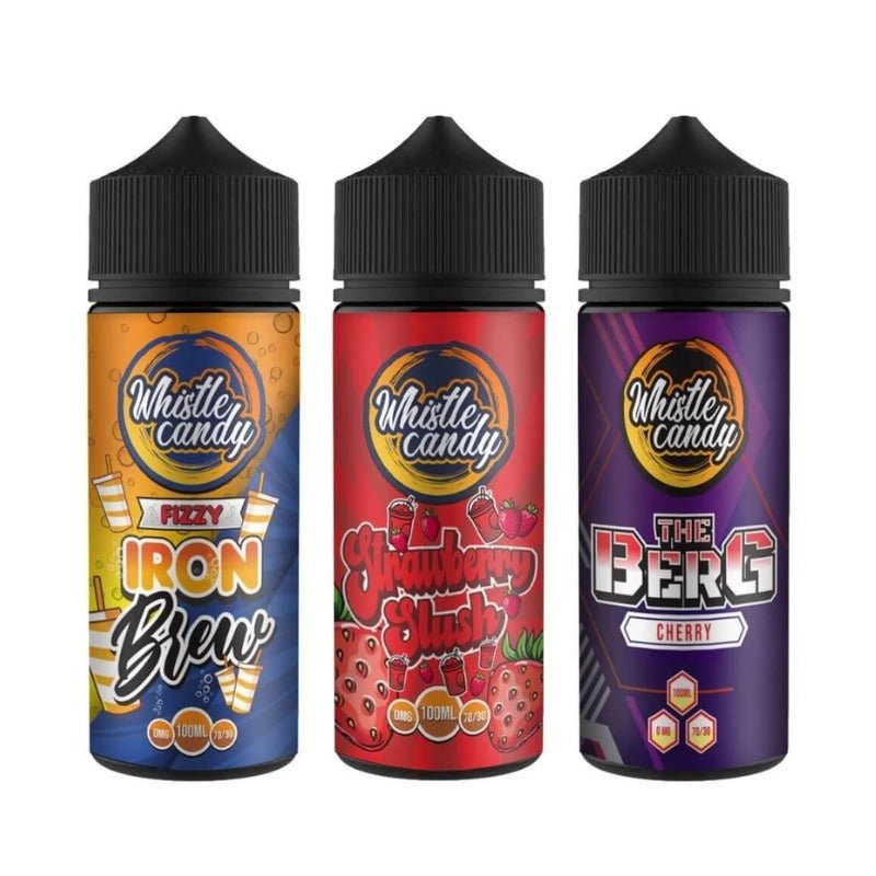 Whistle Candy 100ml E Liquid Shortfill Grape Berg