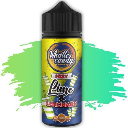 Whistle Candy 100ml E Liquid Shortfill Lime and Lemonade Fizzy