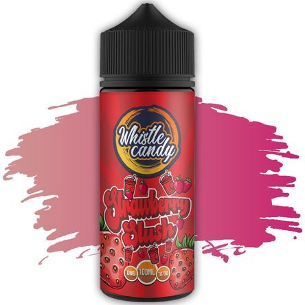 Whistle Candy 100ml E Liquid Shortfill Strawberry Slush