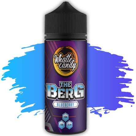 Whistle Candy 100ml E Liquid Shortfill Blueberry Berg