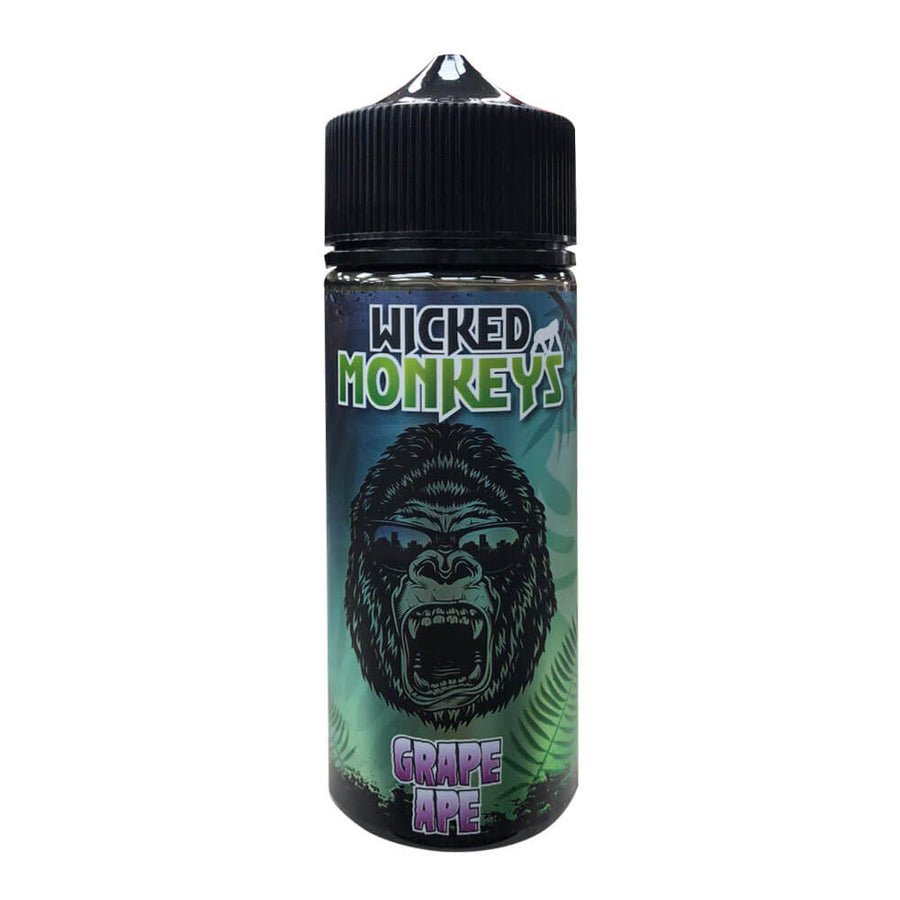 Wicked Monkeys 100ml E - liquids Grape Ape