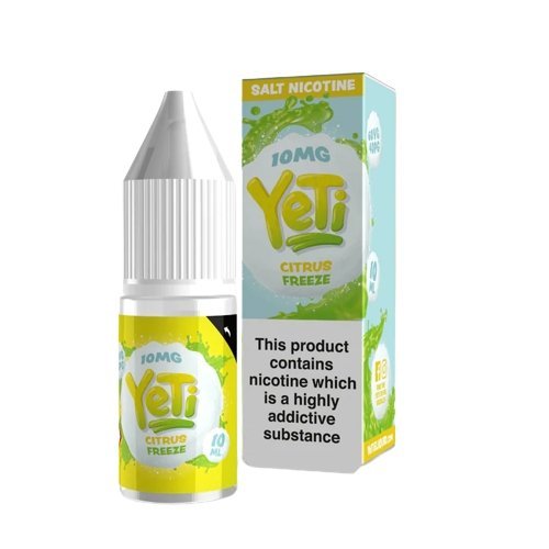 Yeti 10ml Nic Salt (Pack of 10) Citrus Freeze