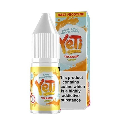 Yeti 10ml Nic Salt (Pack of 10) Orange Lemon
