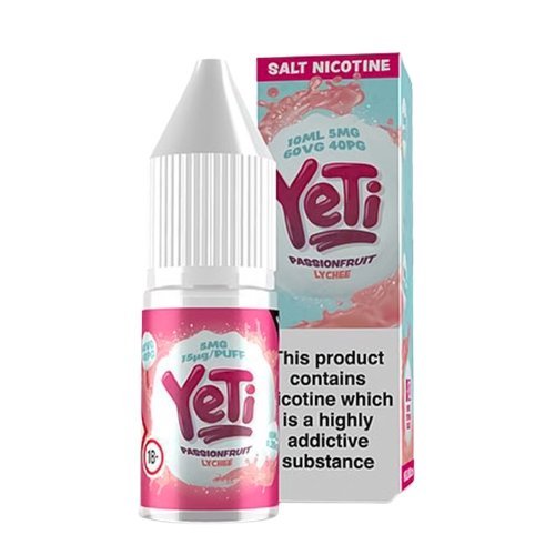 Yeti 10ml Nic Salt (Pack of 10) Passionfruit Lychee