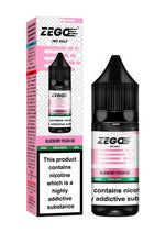 Zego Nic Salt 10ml E - Liquid - Box of 10 Blueberry Peach Ice