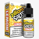 Zillions Nic Salt 10ml Pack of 5 Lemon