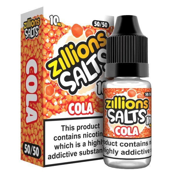Zillions Nic Salt 10ml Pack of 5 Cola