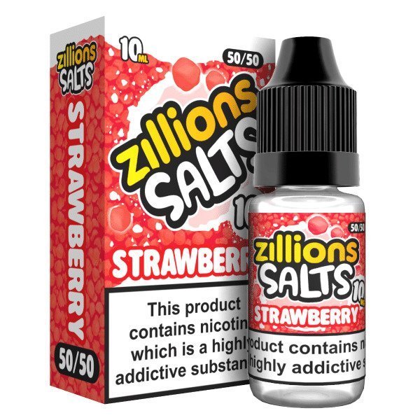 Zillions Nic Salt 10ml Pack of 5 Strawberry