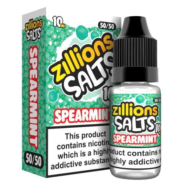 Zillions Nic Salt 10ml Pack of 5 Spearmint