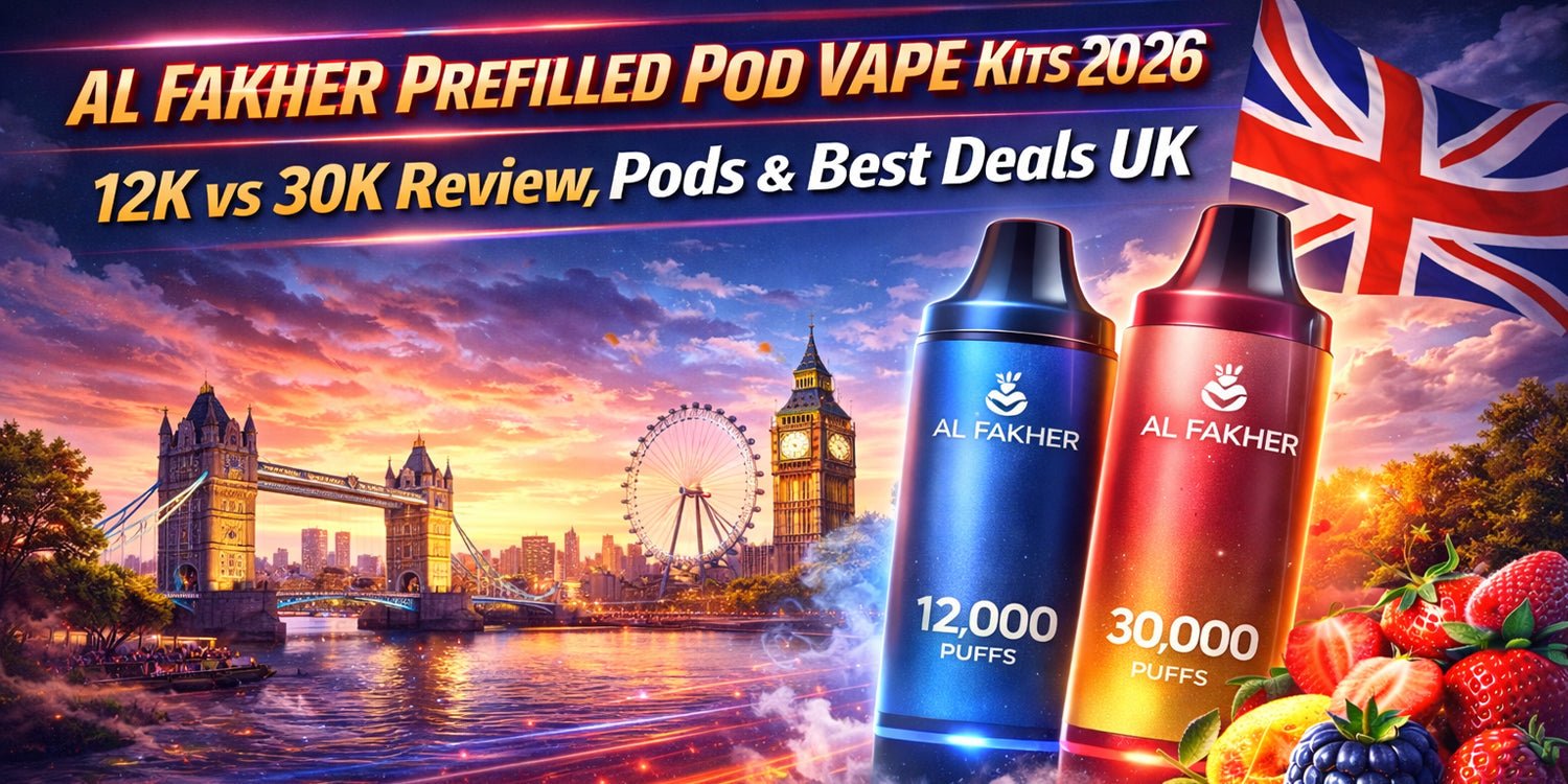 Al Fakher Prefilled Pod Vape Kits 2026: 12K vs 30K Review, Pods & Best Deals UK