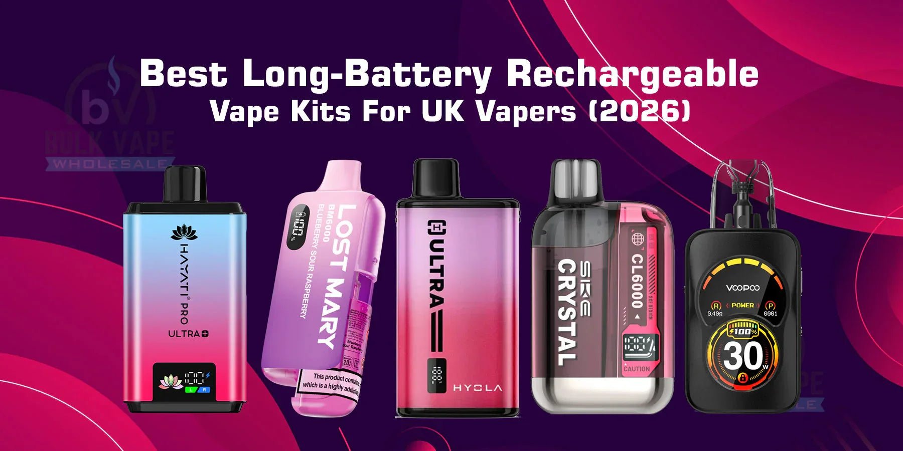 Best Long-Battery Rechargeable Vape Kits for UK Vapers (2026)