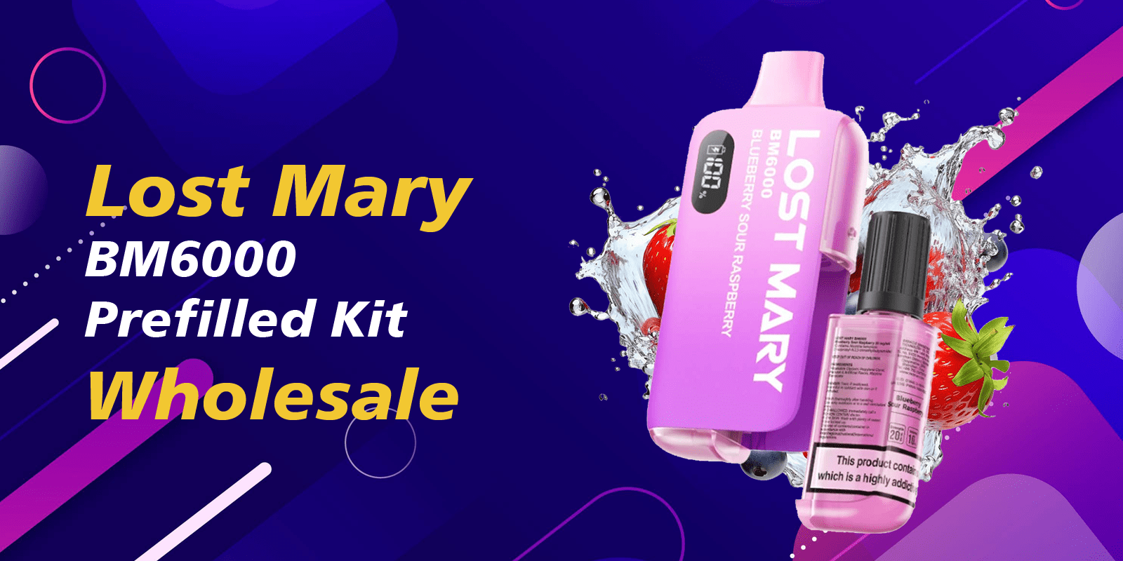 Buy Lost Mary BM6000 Prefilled Kit Wholesale: A Must-Have for Retailers and Vape Businesses
